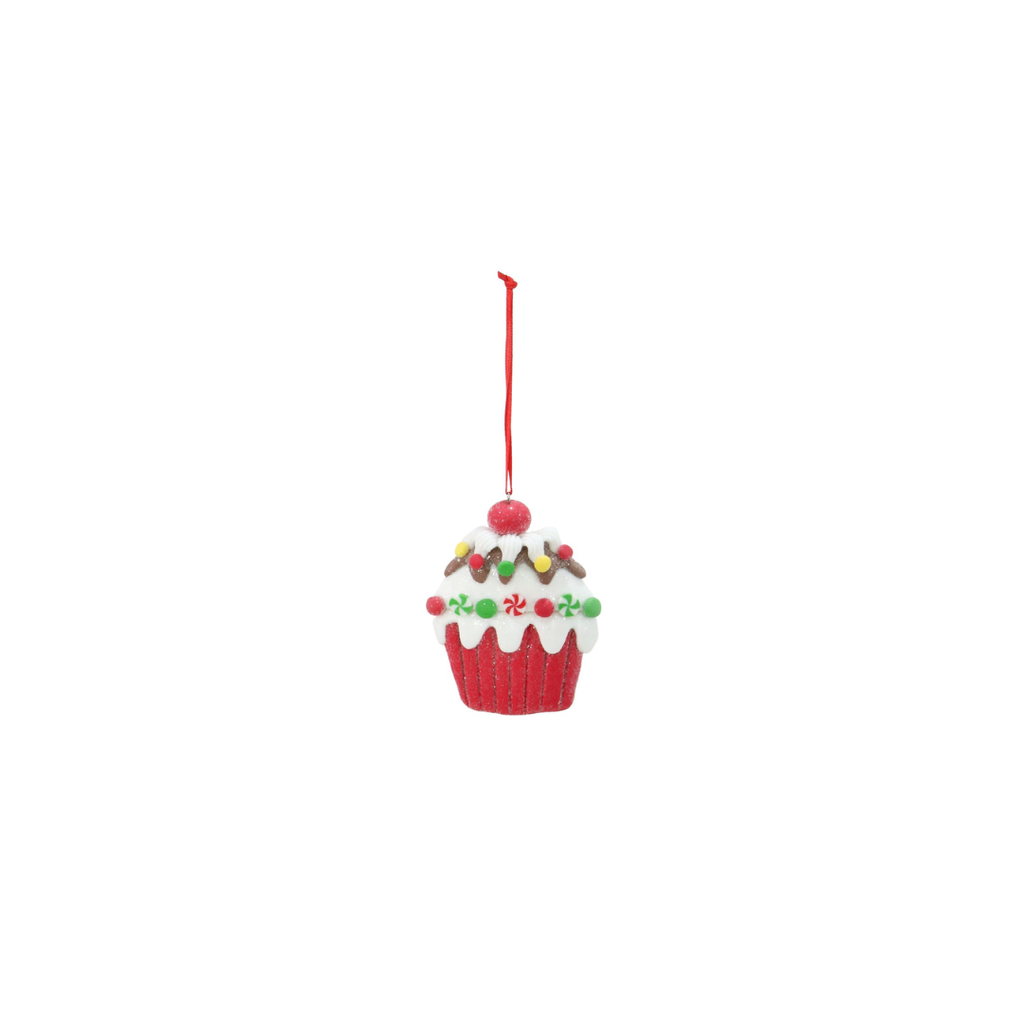 Christmas Hanging Cupcake Decoration | 9CM