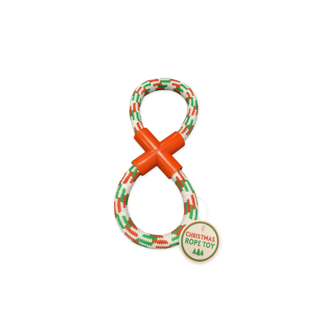 Christmas Pet Tug & Pull Rope Toy