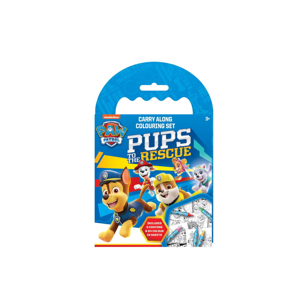 Paw Patrol Carry Along Colouring Set