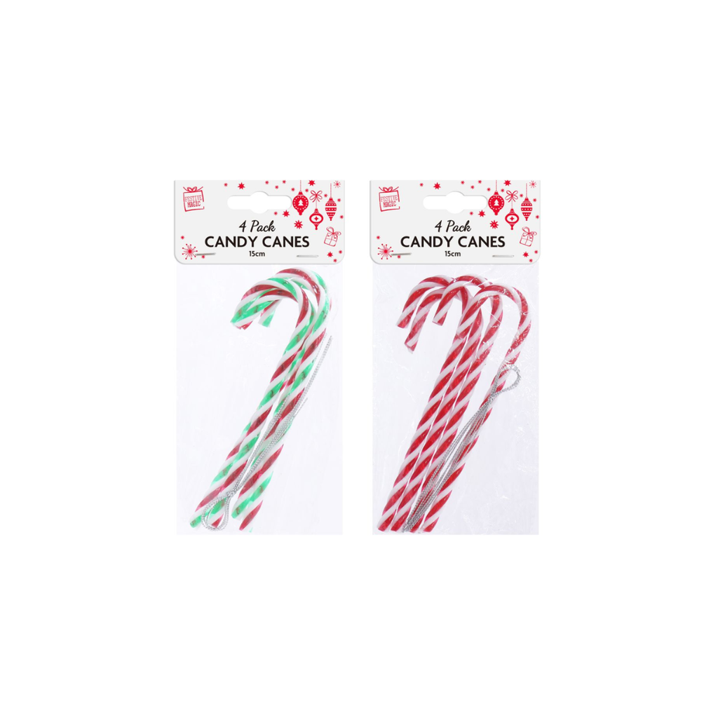 15CM Candy Canes Decorations | 4Pcs