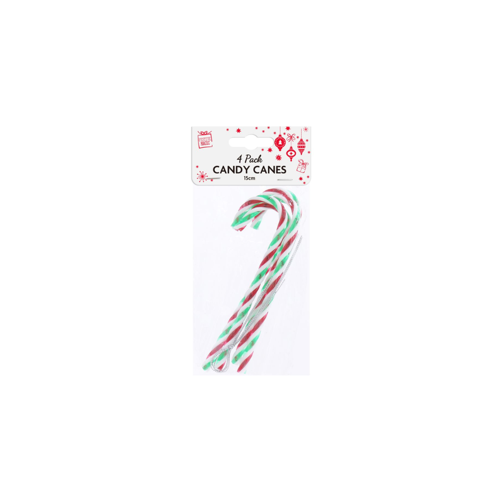 15CM Candy Canes Decorations | 4Pcs
