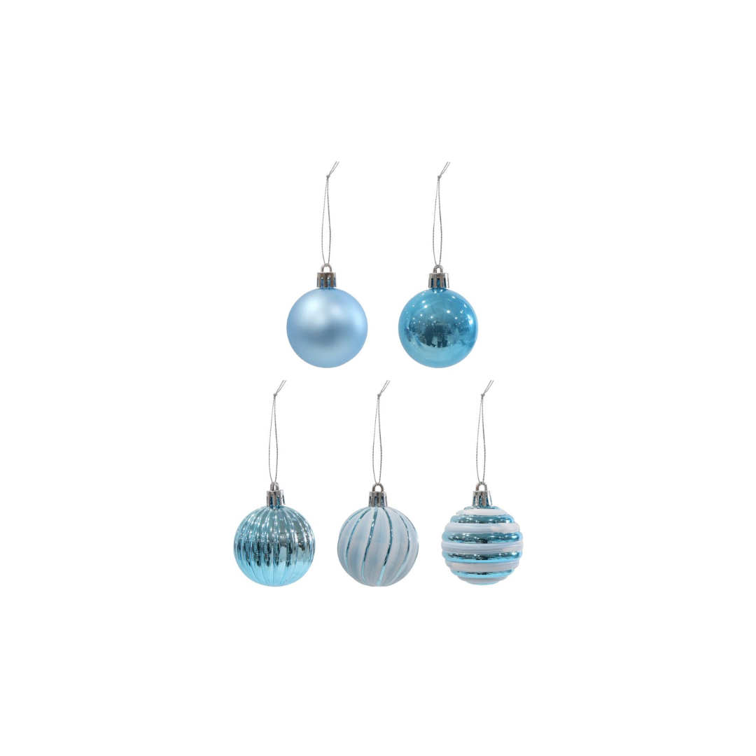 5CM Pastel Blue Baubles | 30Pcs