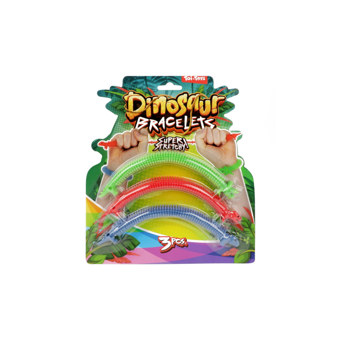 Bungee Dino Stretchy Bracelets | 3Pcs