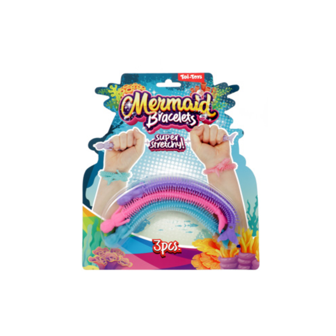 Stretchy Bungee Mermaid Bracelets | 3Pcs