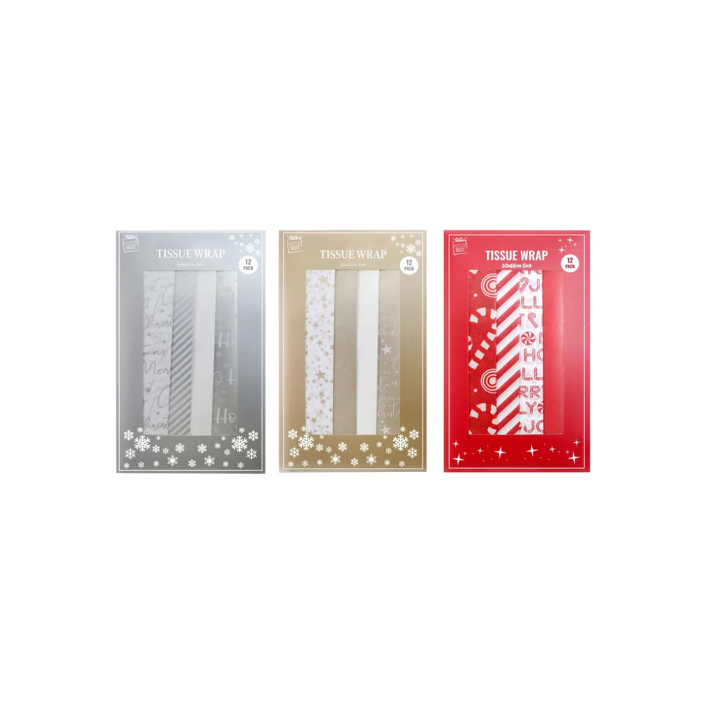 Christmas Tissue Paper 50X66CM | 12Pcs