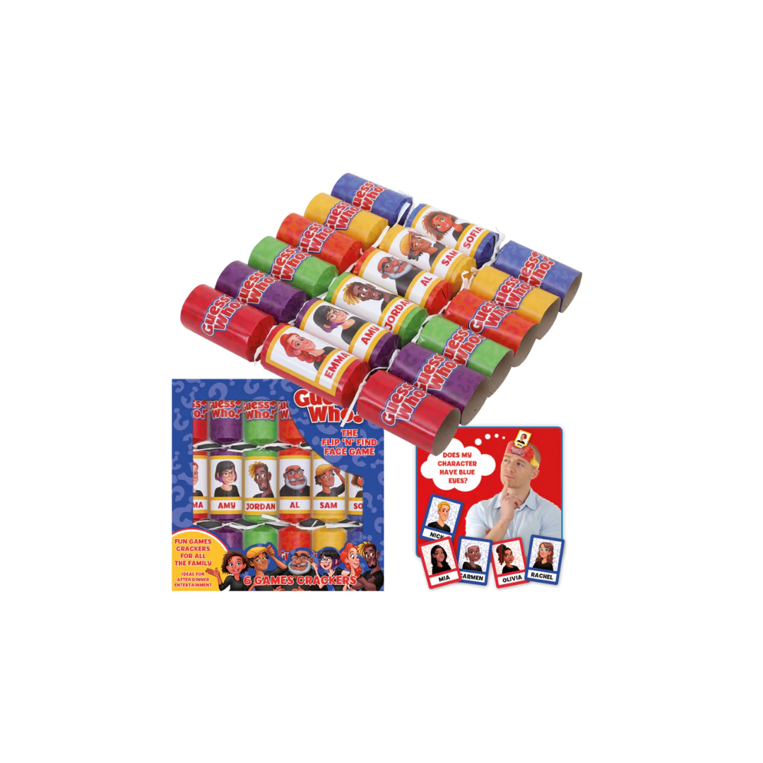 Guess Who? Game Crackers | 6Pcs