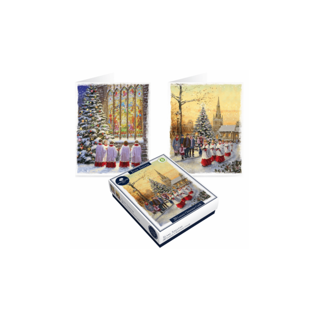 Tom Smith Luxury Christmas Cards | 20Pcs