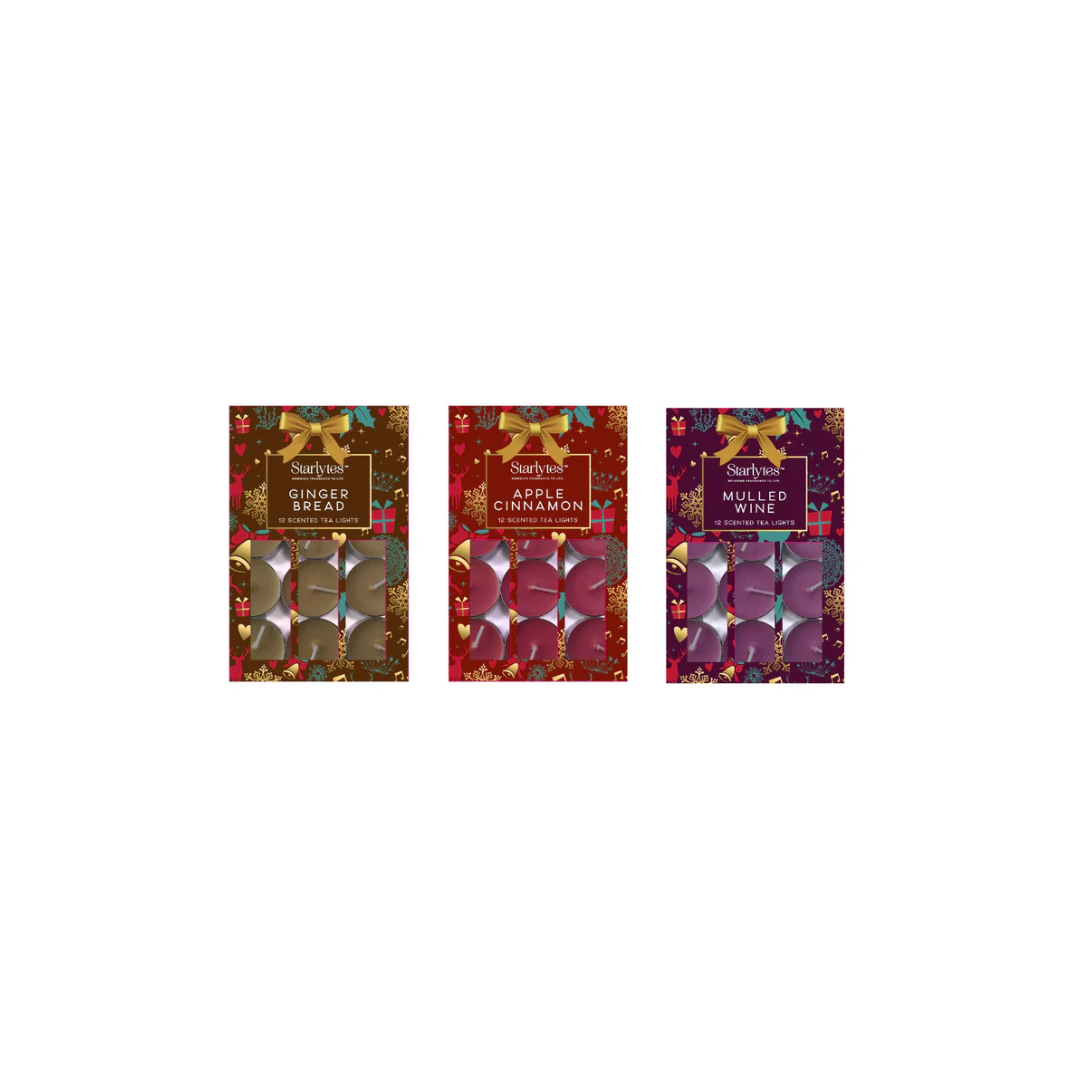 Starlytes Tea Light Candles | Christmas Edition