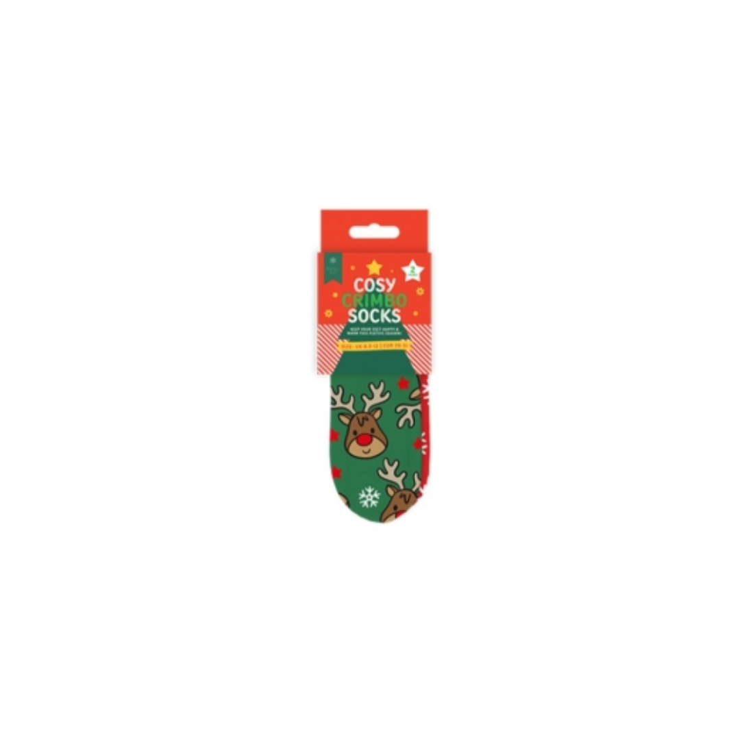 2 Pair Kids Cosy Crimbo Socks | EUR 26-31