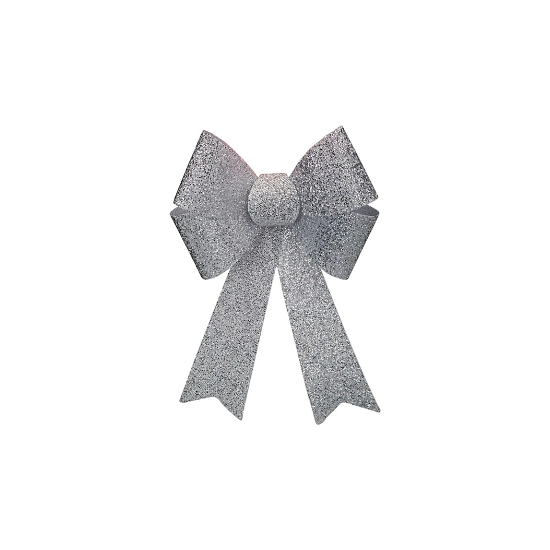 Silver Foil Extra Large Bow | 57X48CM