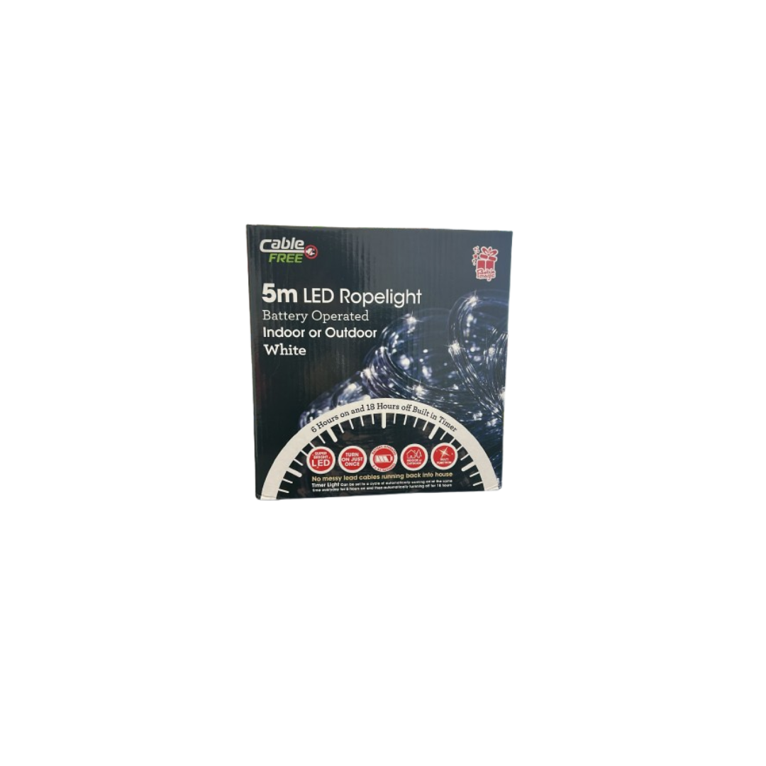 LED Ropelight 5M Timer White