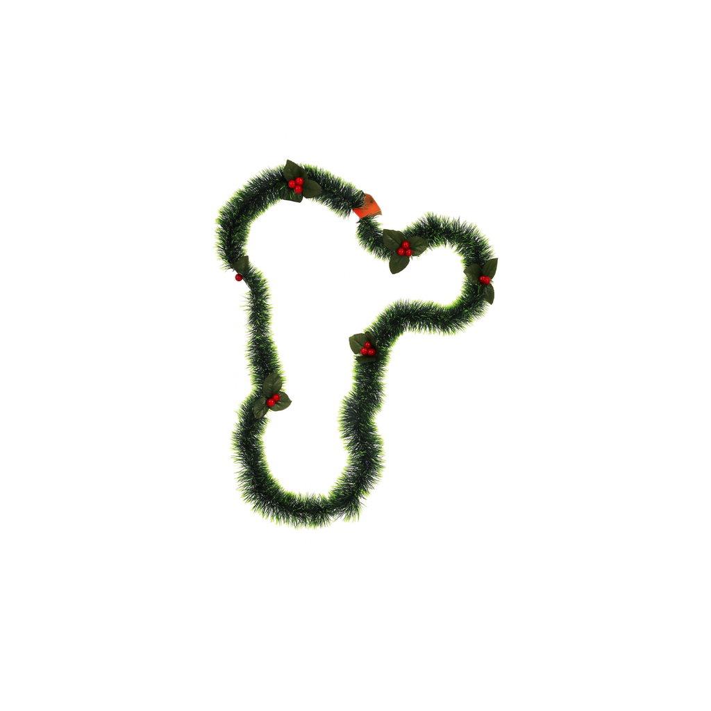 Christmas Tinsel With Holly | 2M