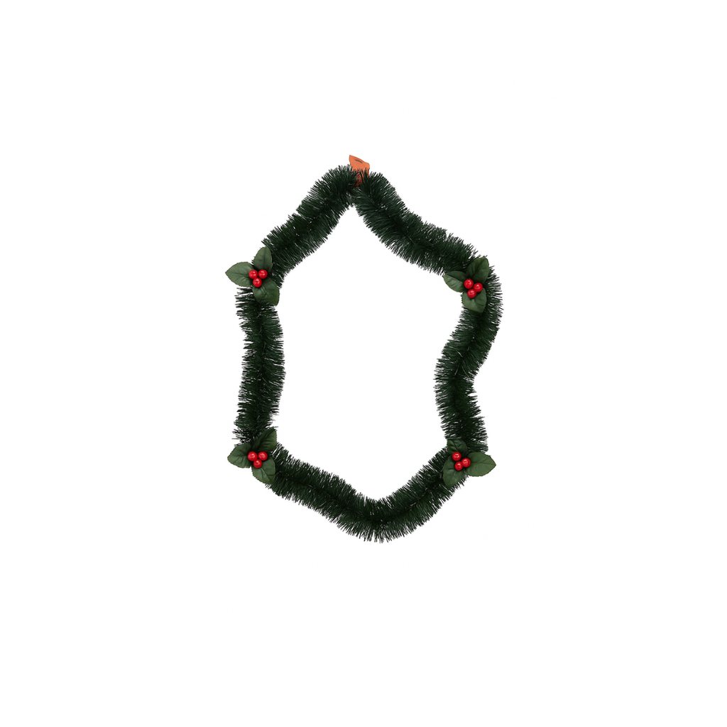 Christmas Tinsel With Holly | 2M
