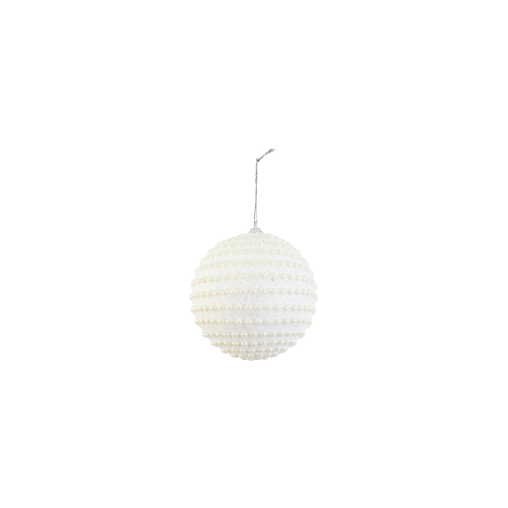 Glitter Pearl Bauble | 10CM