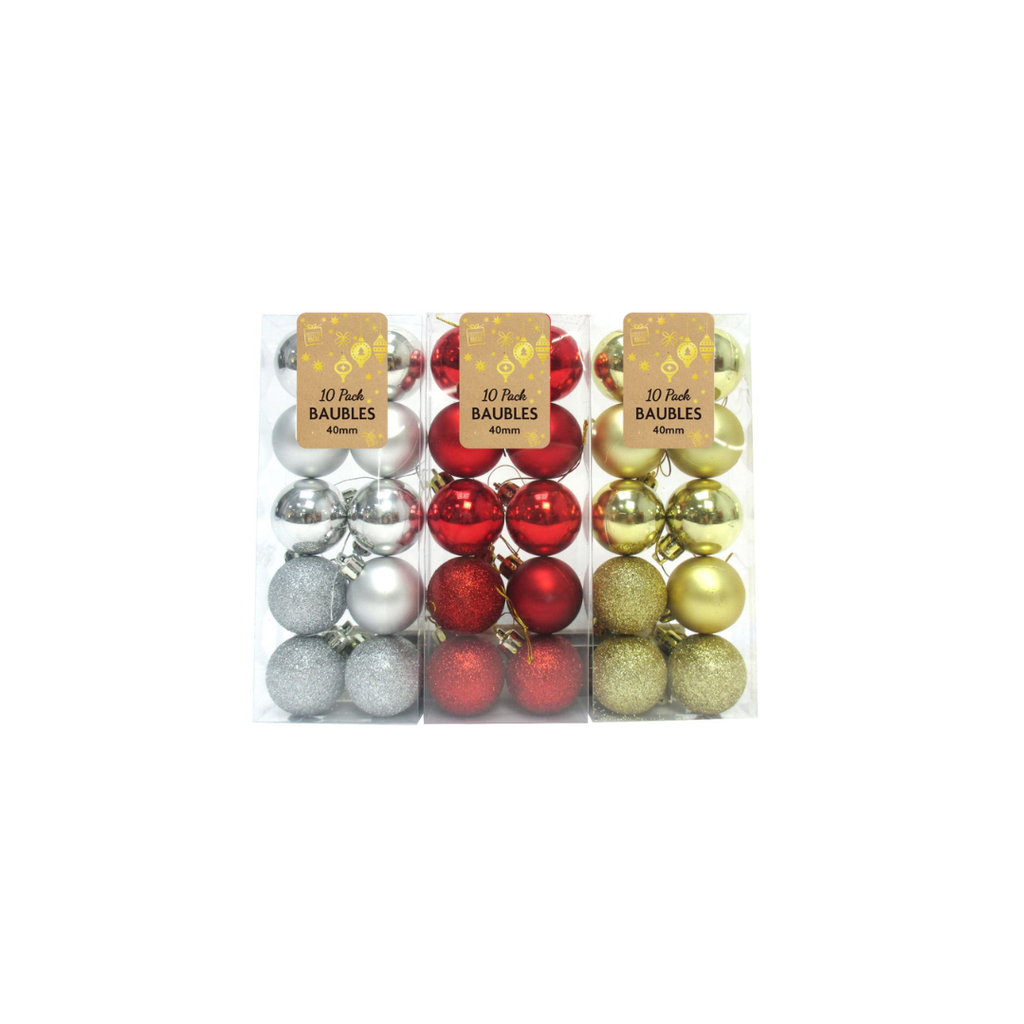 4CM Baubles | Pack of 10