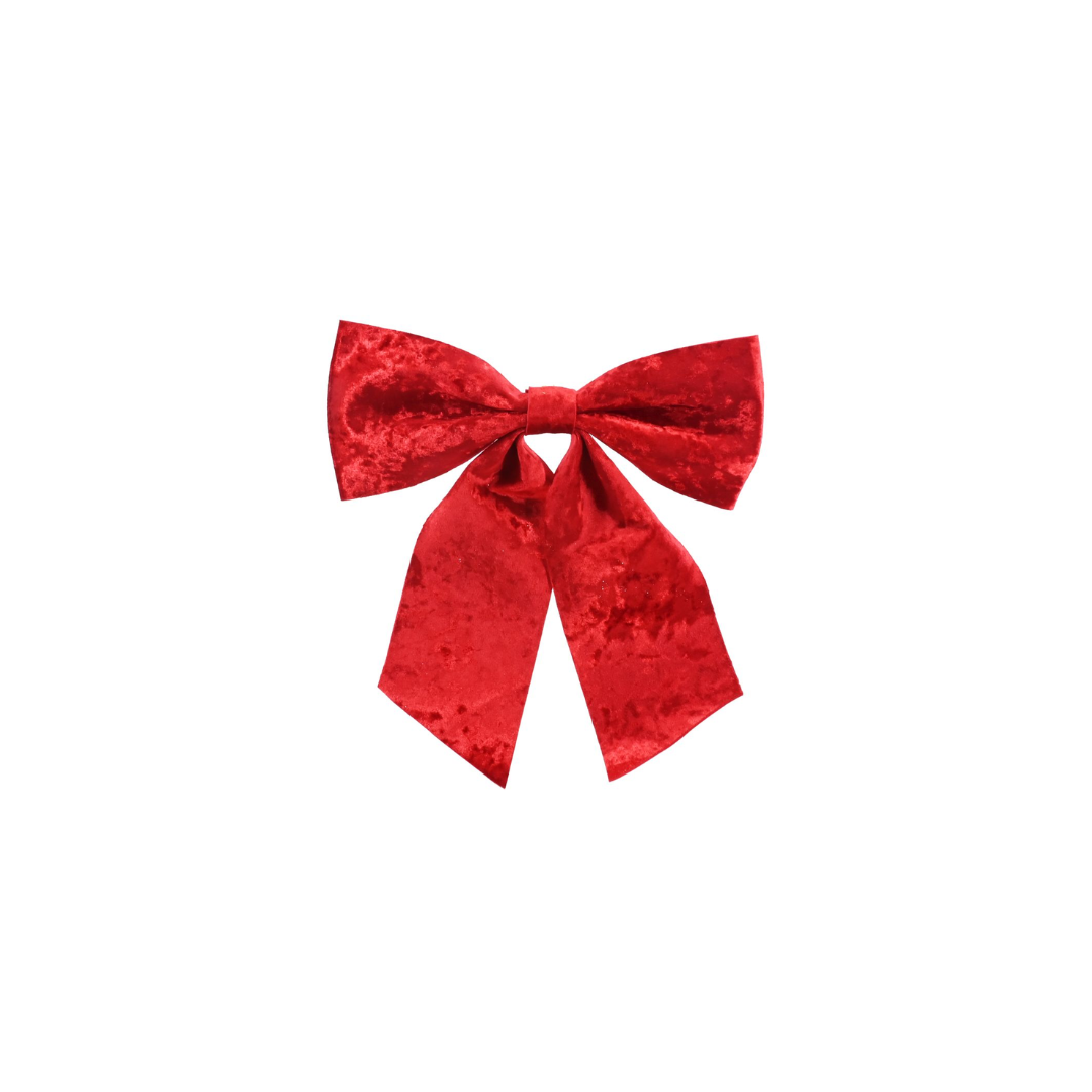Christmas Red Velvet Bow | 28X30CM