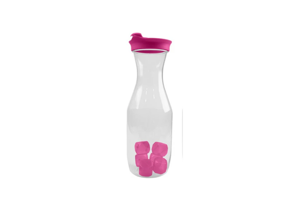 Plastic Carafe with Ice Cubes | 1L