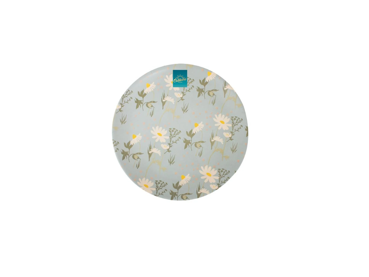 Melamine Blue Daisy Plate | 25CM