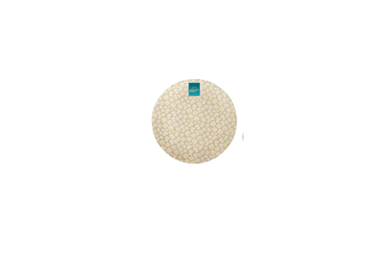 Plate Melamine  Mini Green Daisy | 20CM