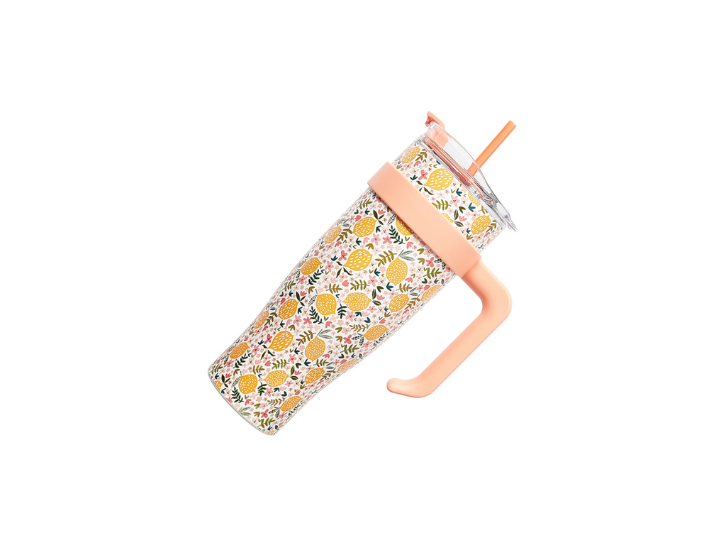 Miami Micro Floral Travel Mug