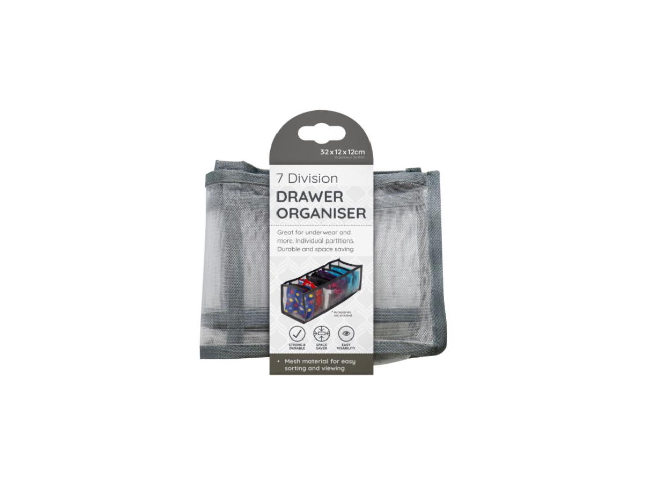 7-Division Drawer Organiser