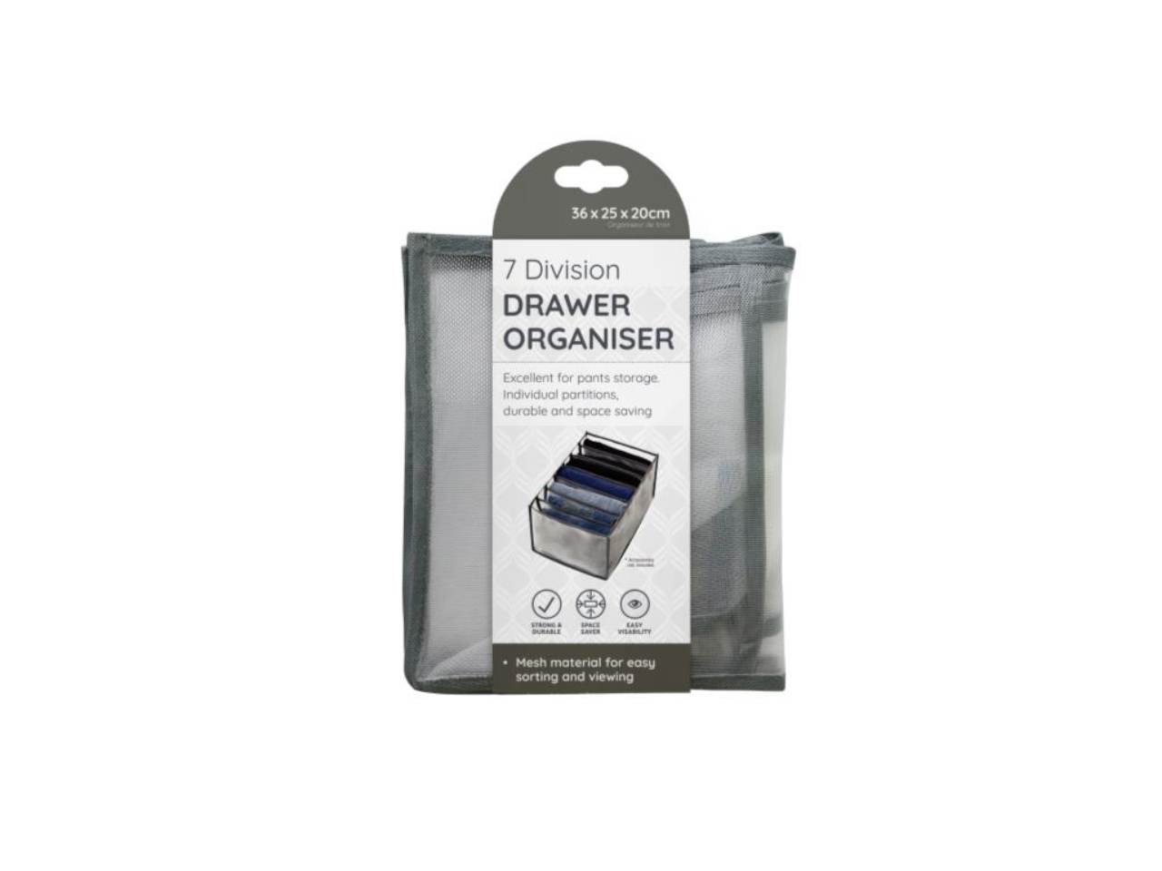 7-Division Drawer Organiser
