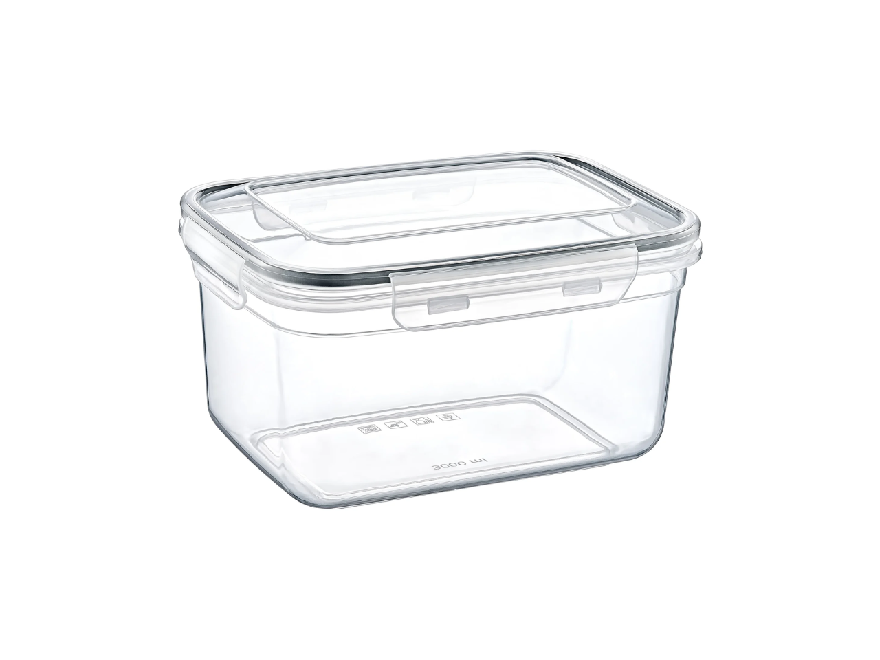 Rectangular  Airtight Food Plastic Container | 1000ML