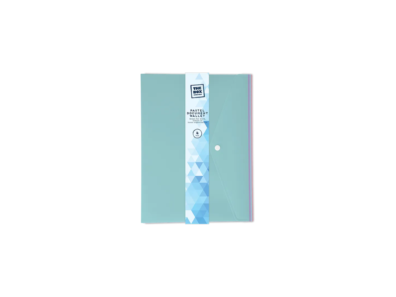 Pastel Document Wallets |  4 Pcs