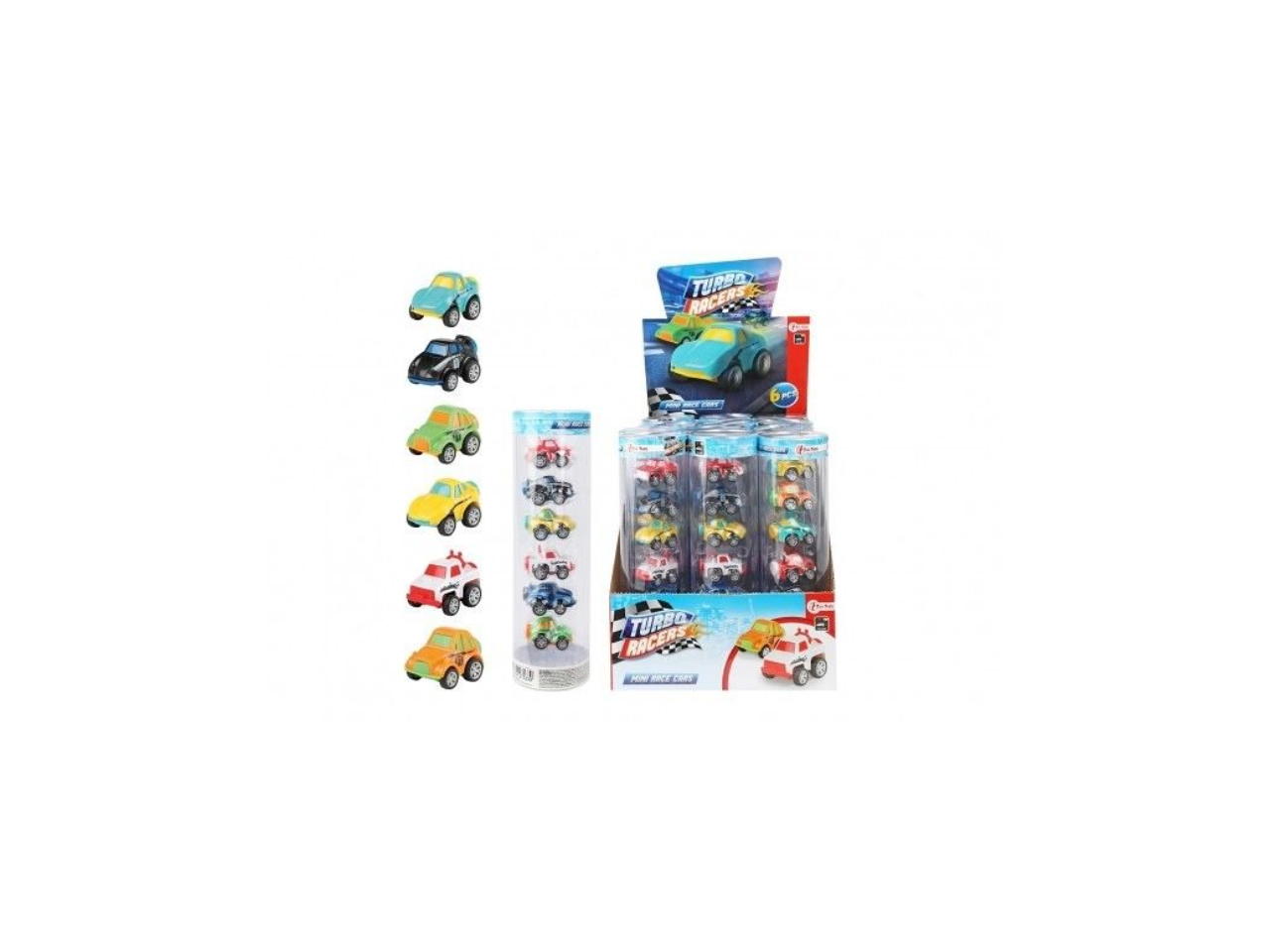 Turbo Racers Mini Cars | 6pcs