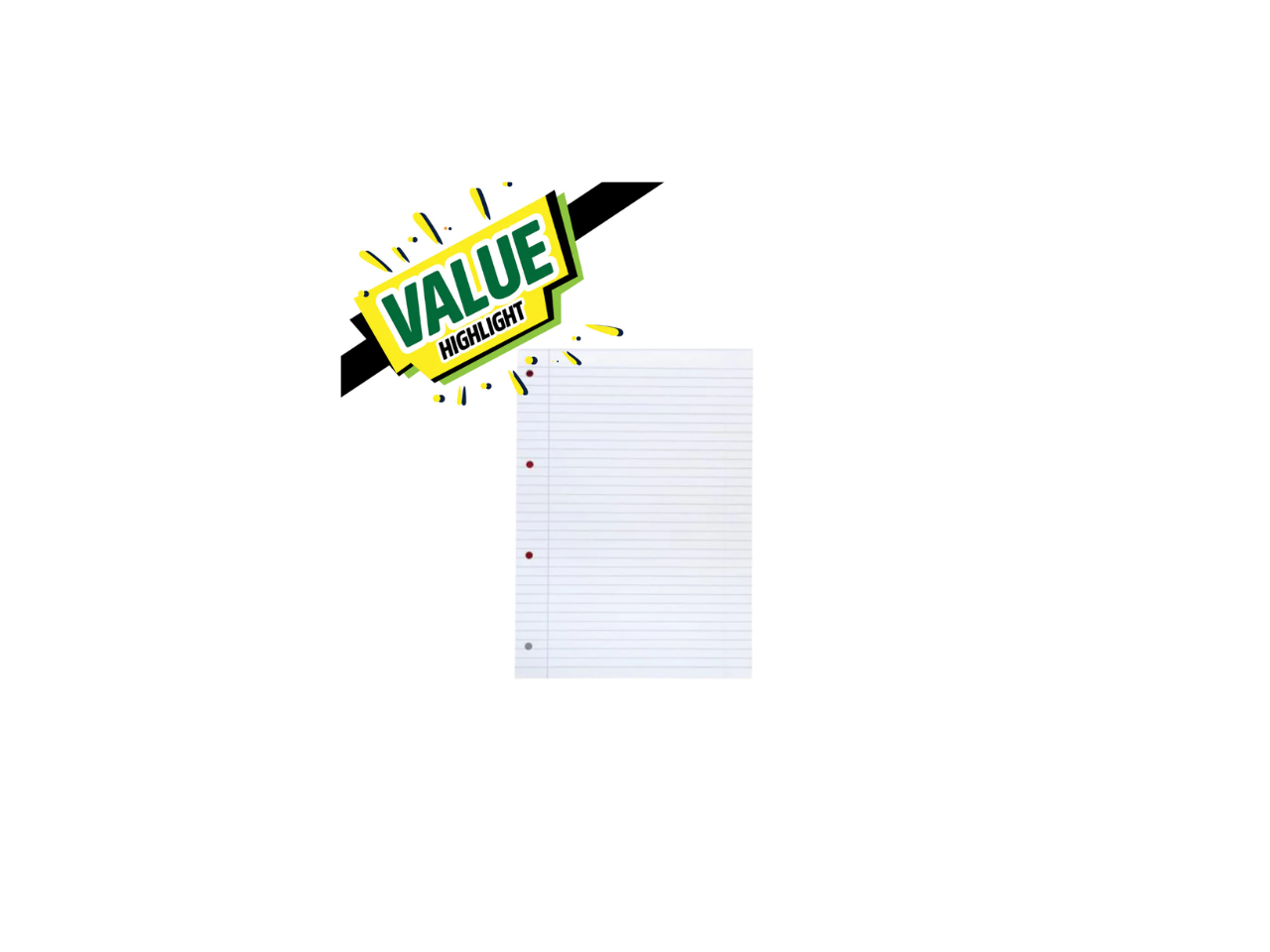 A4 Refill Pad with Margin | 200 Pages