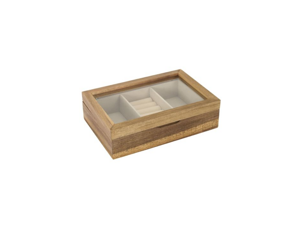 Wooden Decorative Jewellery Box | 24 cm