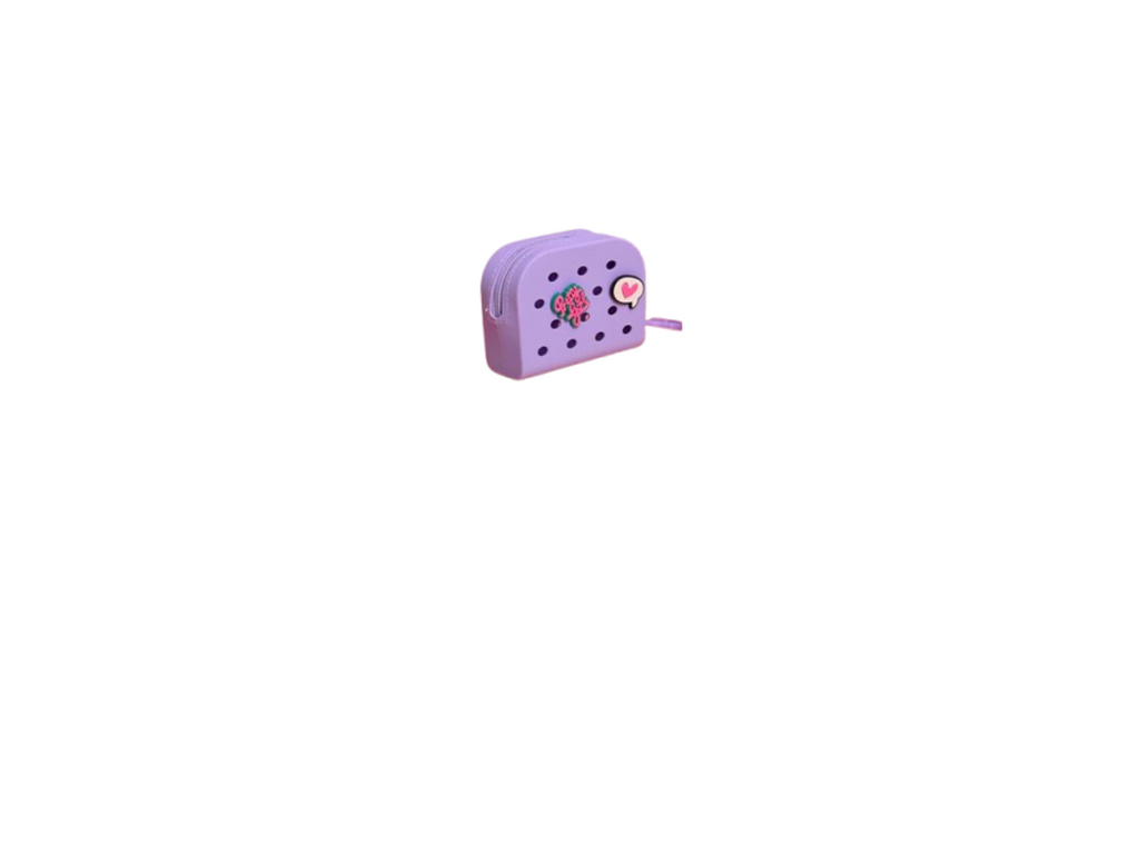 Small Silicone Coin Purse With Clip it