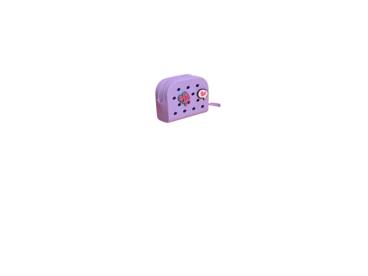 Small Silicone Coin Purse With Clip it