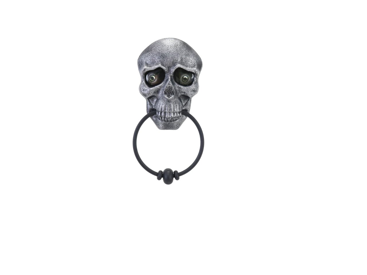 Animated Skull Door Bell B/Op | 18.5cm