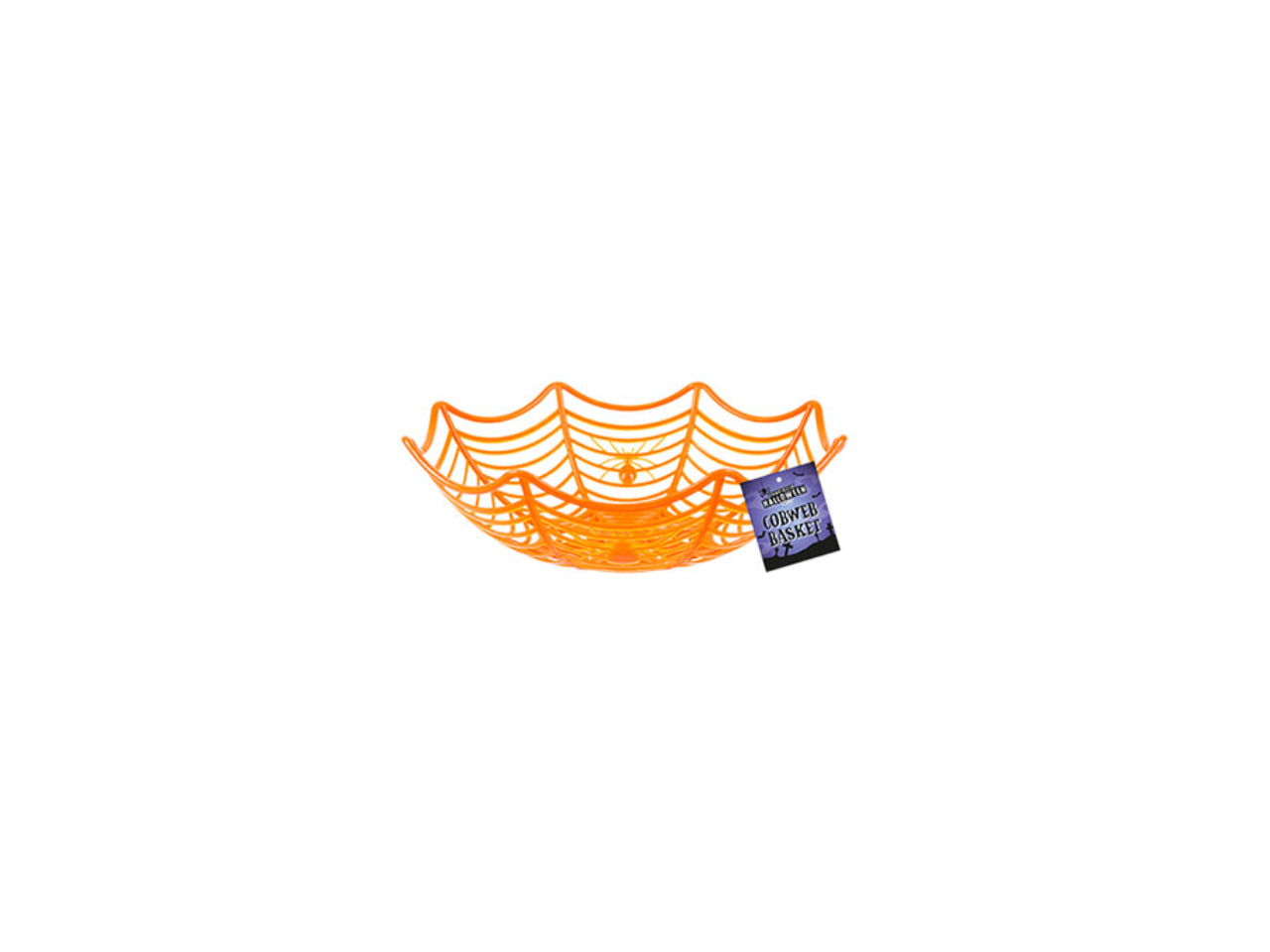 Plastic Cobweb Party Basket | Different Colors