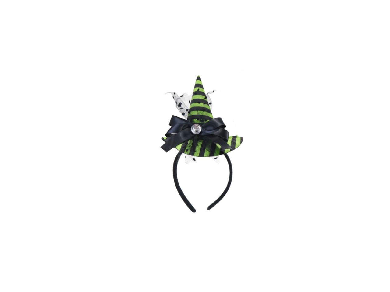 Mini Striped Witch Hat | Headband