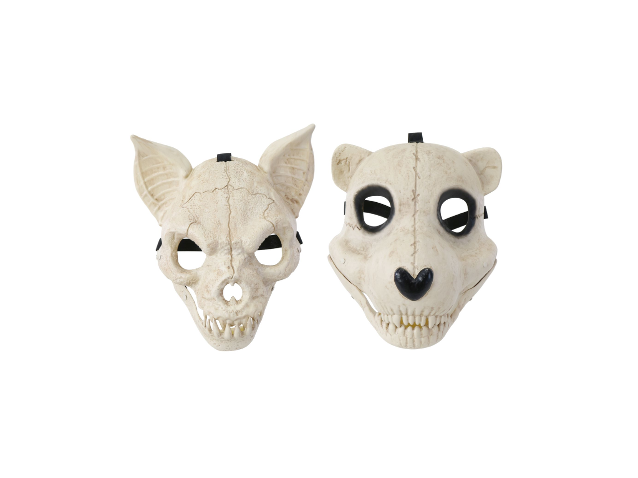 Animalistic White Skull Mask