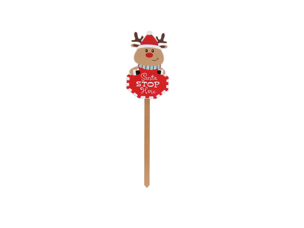 Santa Stop Character Stake |  61CM