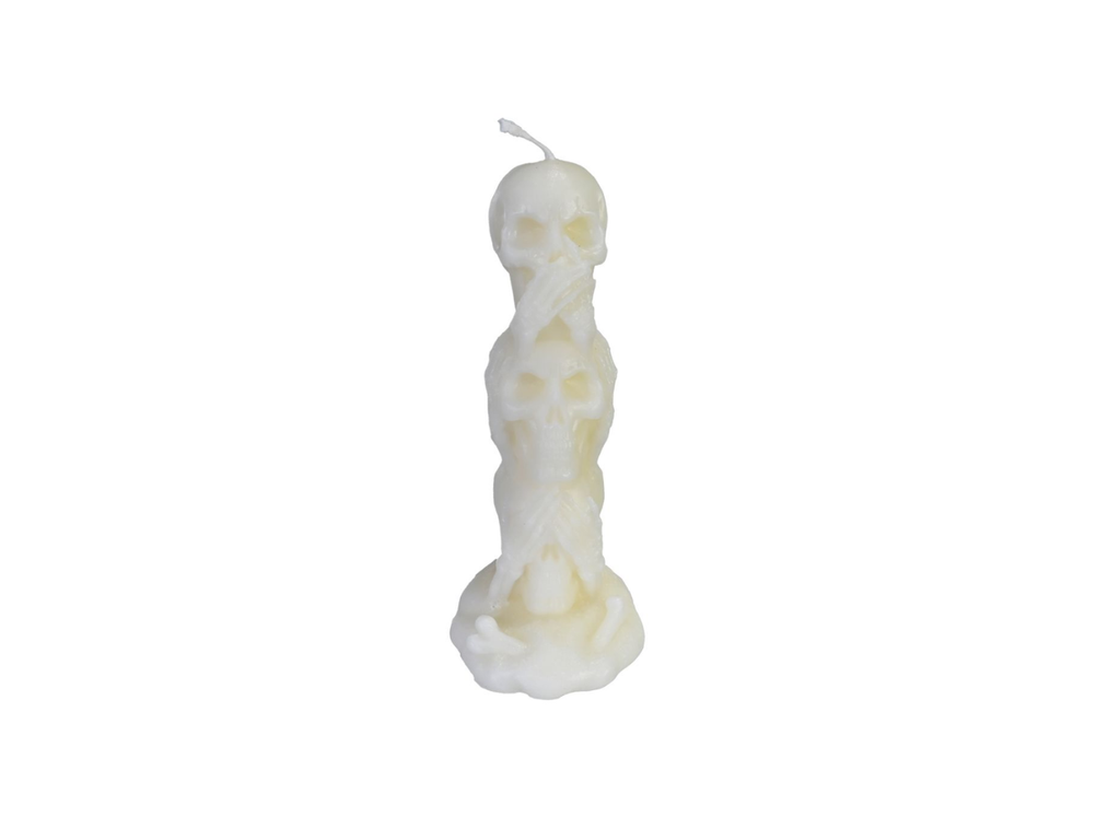 Skull Stack Candle