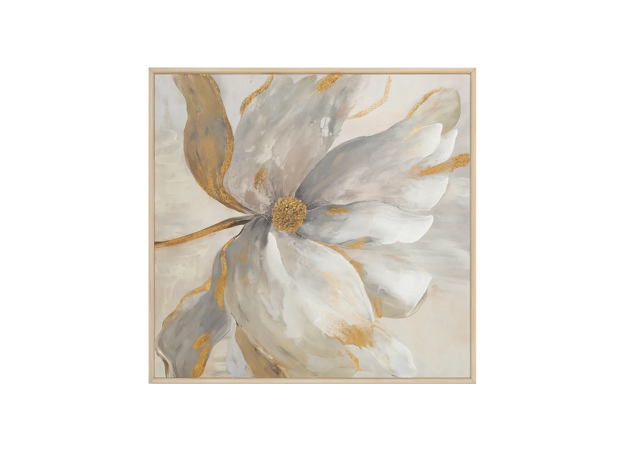 Flower Framed Wall Art | 60x60x2.5CM