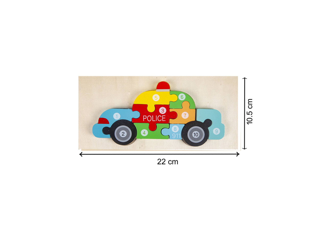 Colourful Baby Wooden Puzzle