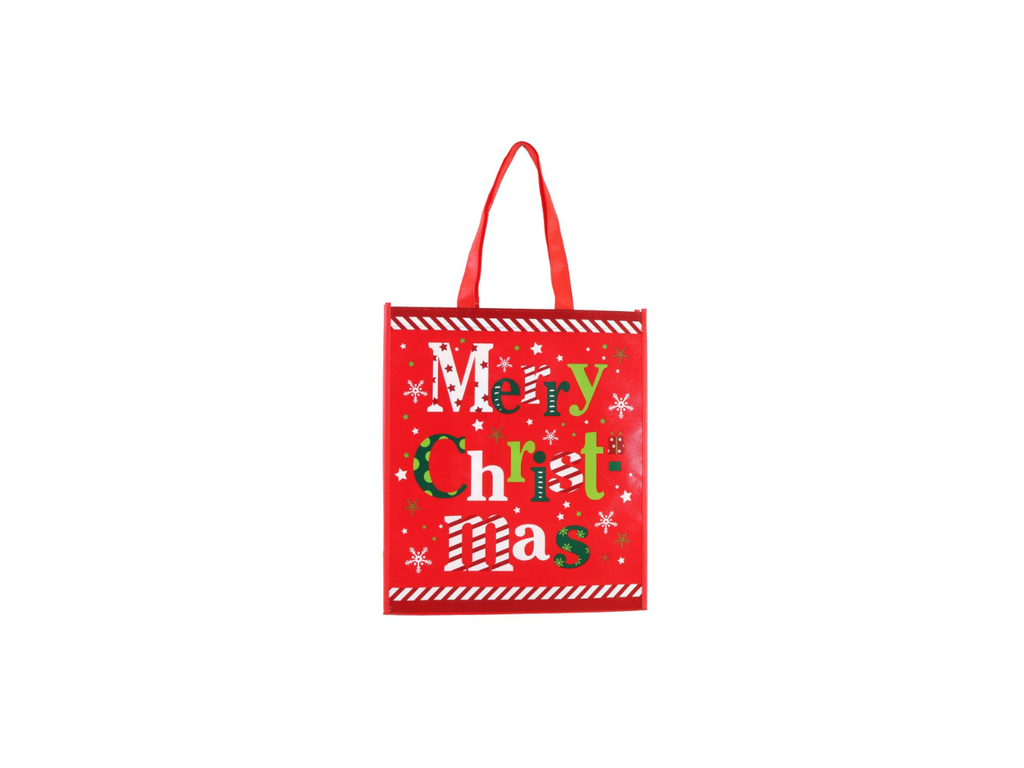 Shiny Small Christmas  Shopper Bag