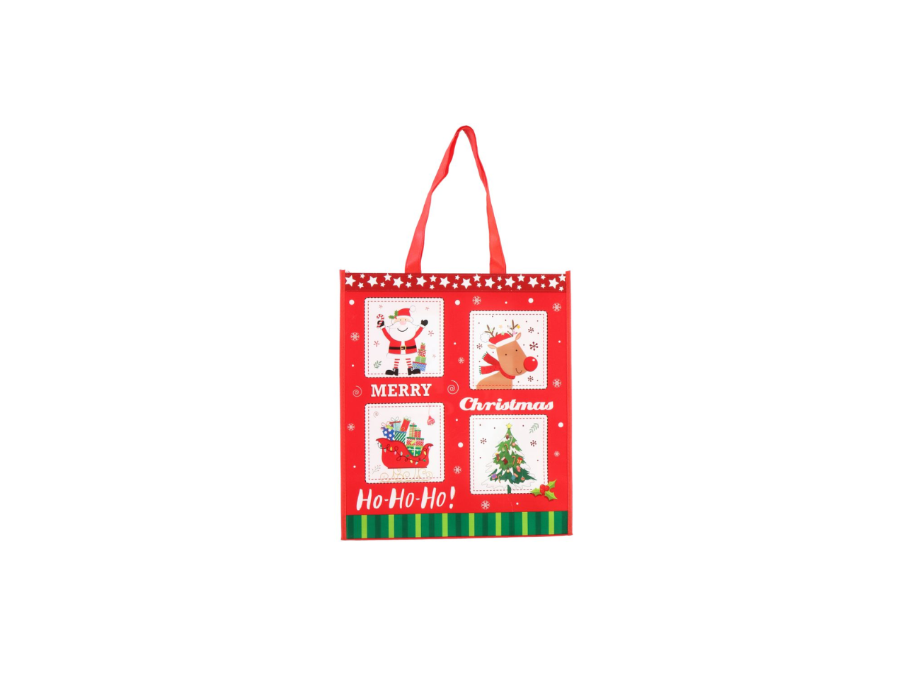Shiny Small Christmas  Shopper Bag