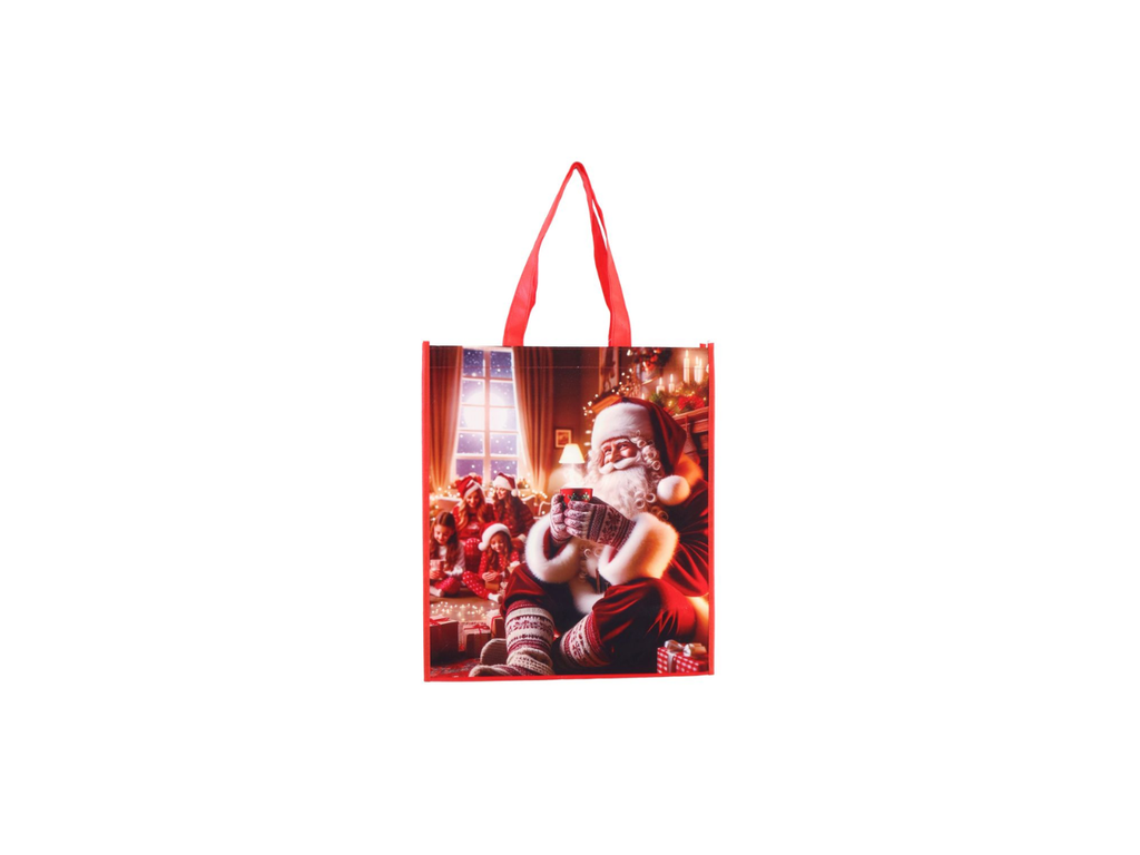Shiny Small Christmas  Shopper Bag