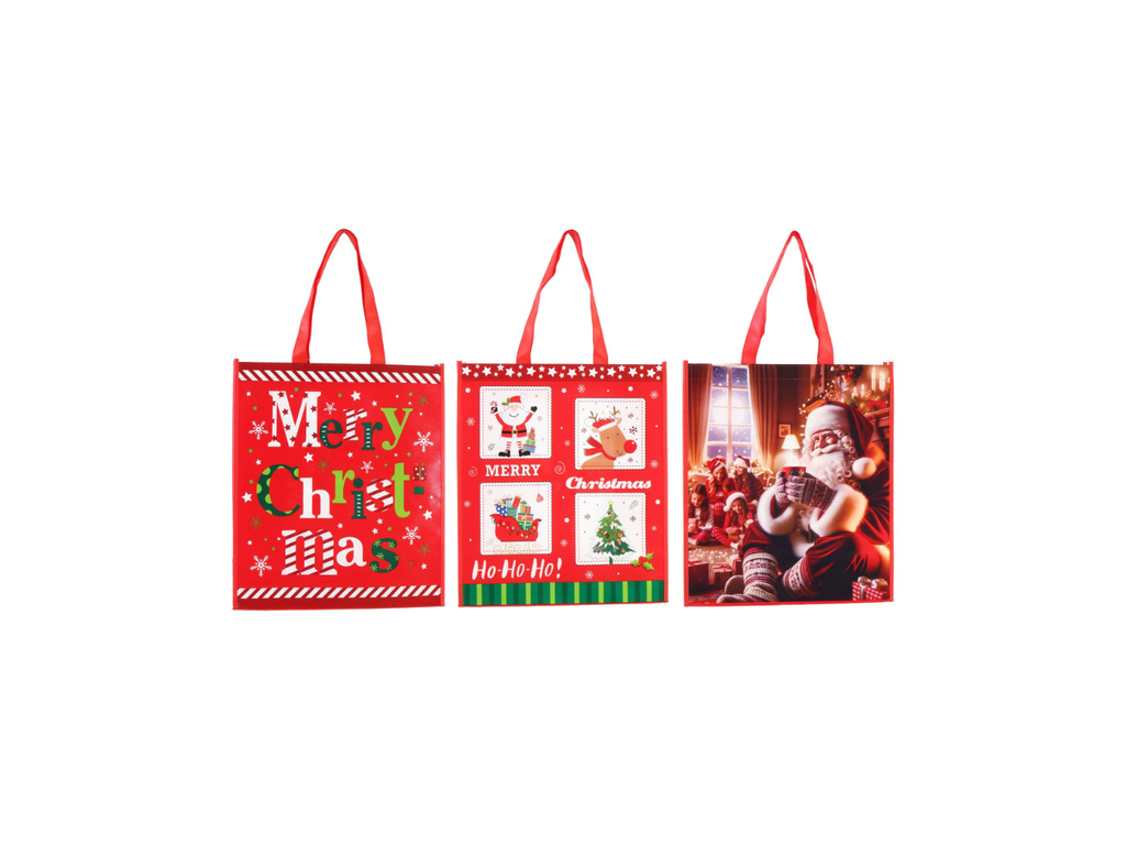Shiny Small Christmas  Shopper Bag