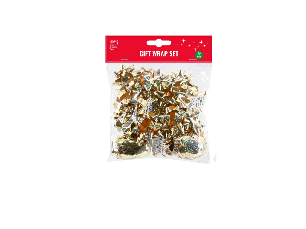 Gift Bow & Ribbon | Set 22 Pcs