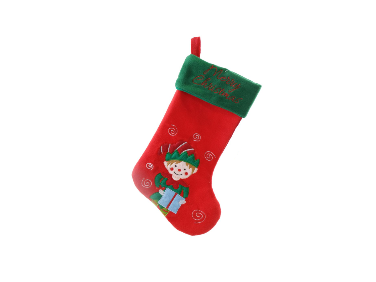 Stocking Embroidered