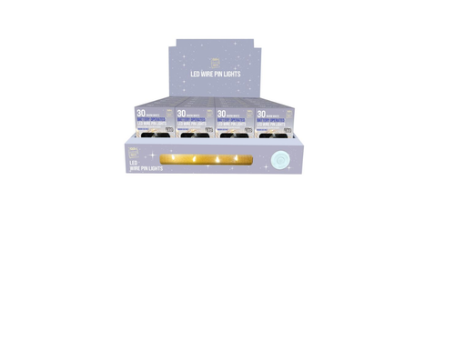 100  LED Battery Operated Wire Pin Lights | 10M