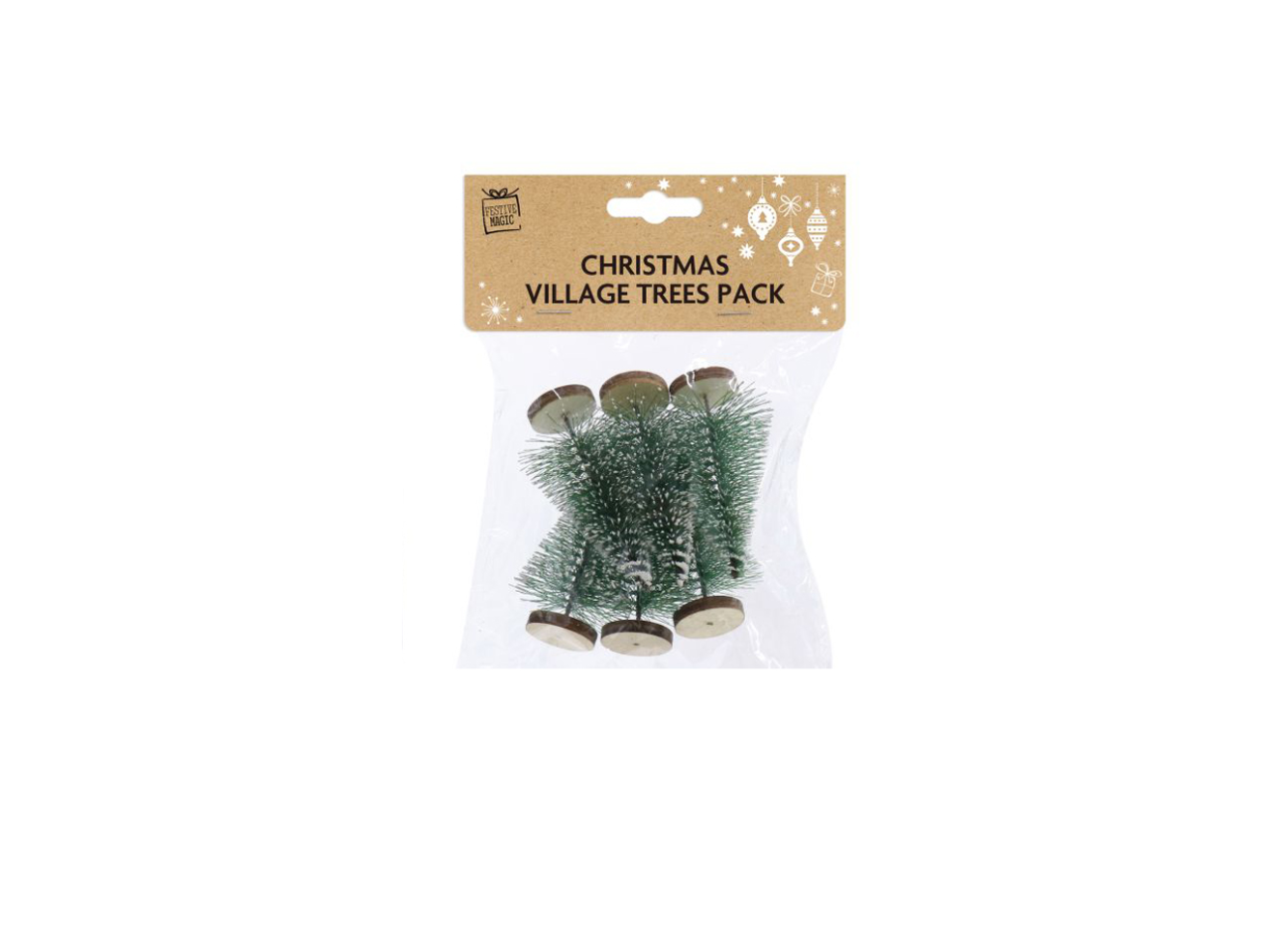 Mini Bristle Tree |  Pack of 6
