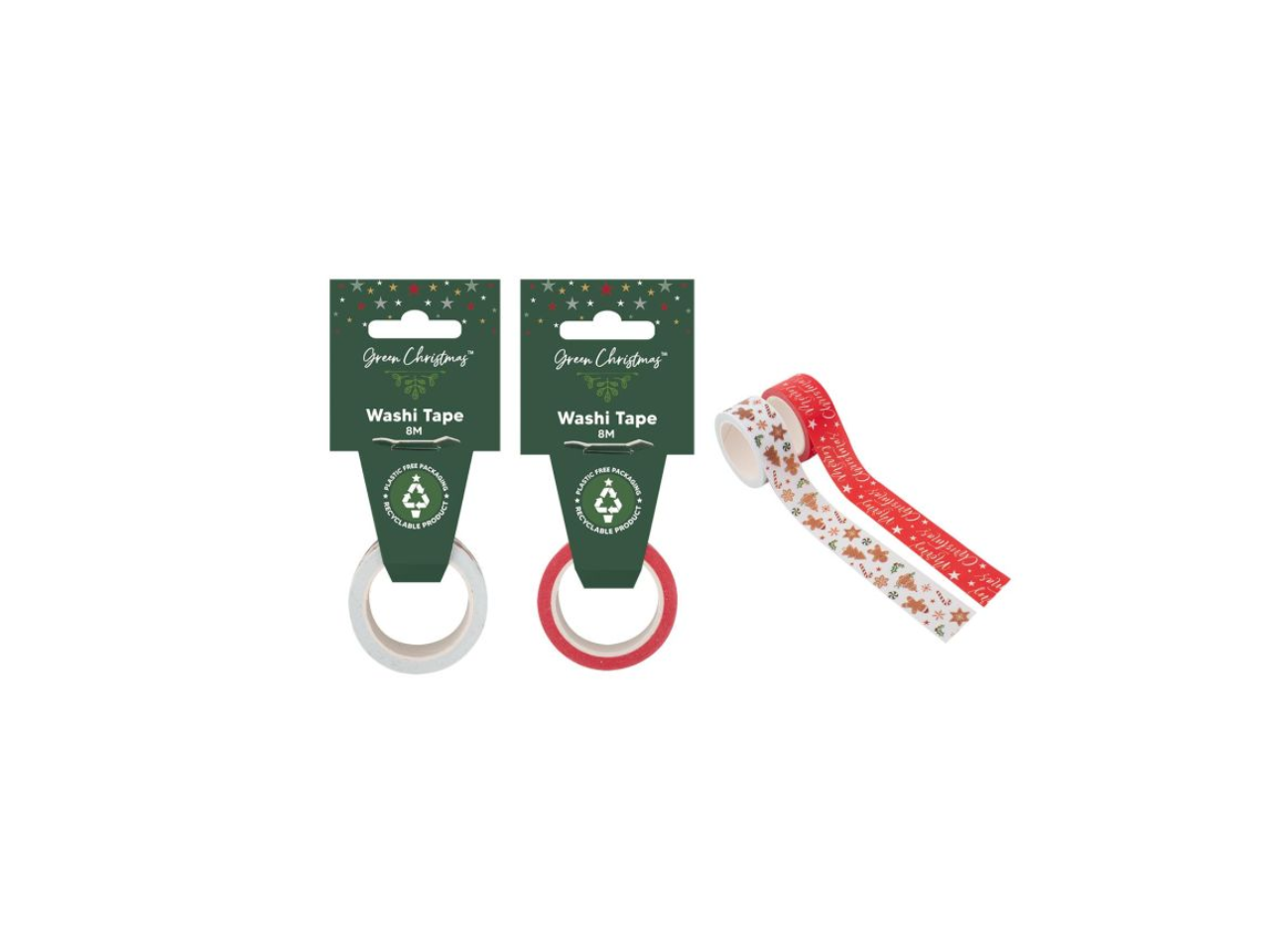 Christmas Printed Washi Tape | 8M